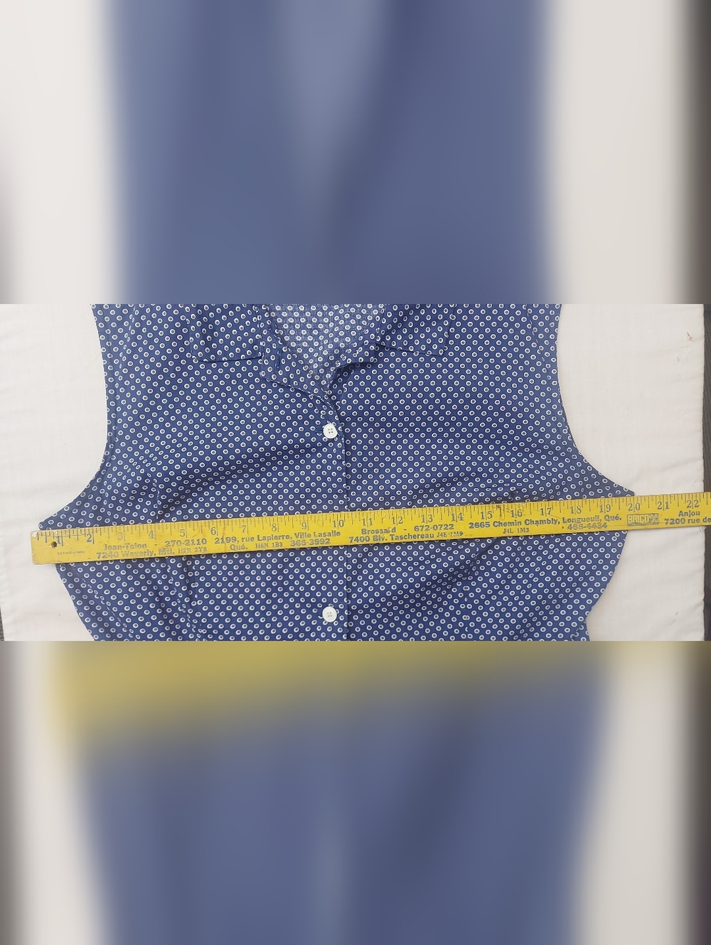 Birds of North America Blue Polka Dot Shirt Dress Button Front Fit&Flare Size 12 - Picture 9 of 14